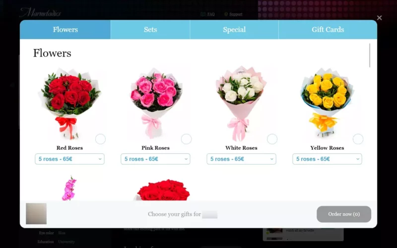 Review MarmeLadies.com flower feature