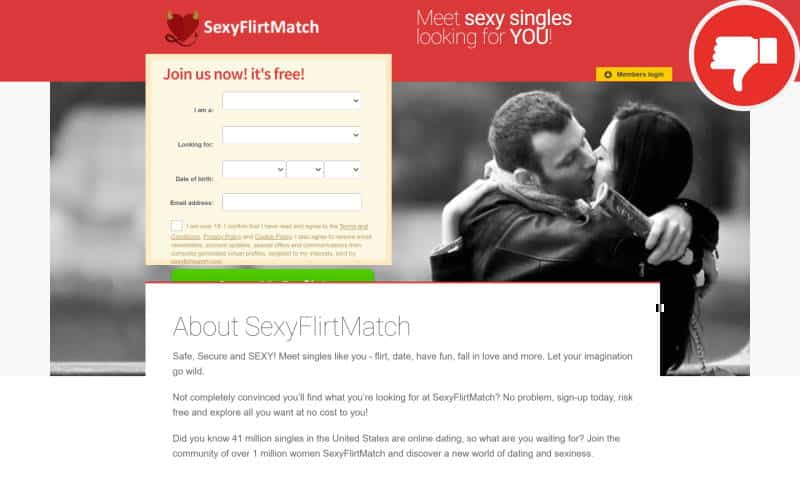 Review SexyFlirtMatch.com Scam