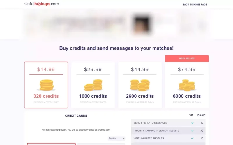 Review SinfulHookups.com cost area