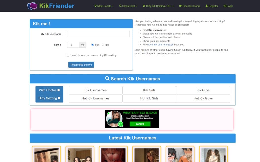 Review kikfriender