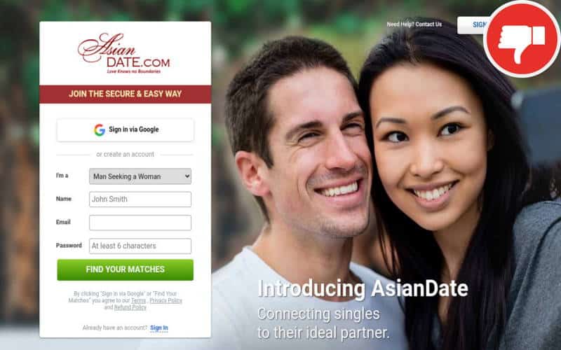 AsianDate.com review Scam