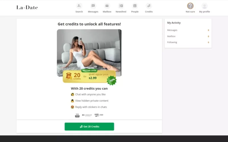 Review La-Date.com cost area