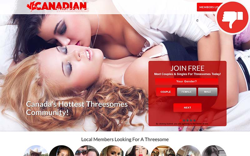 CanadianThreesomes.ca review Scam