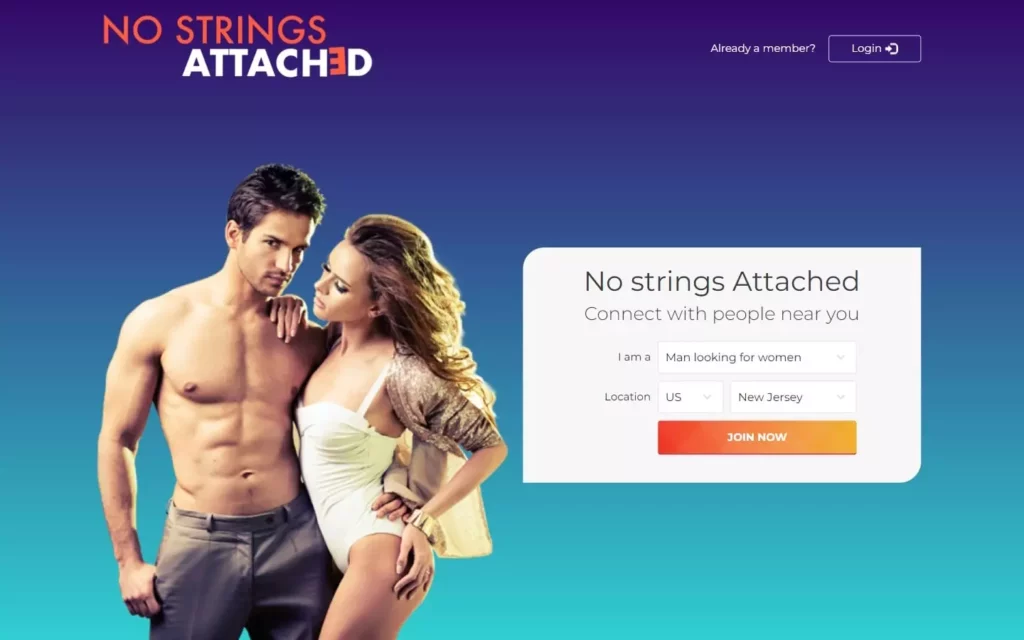 Review No-Strings-Attached.com landing page