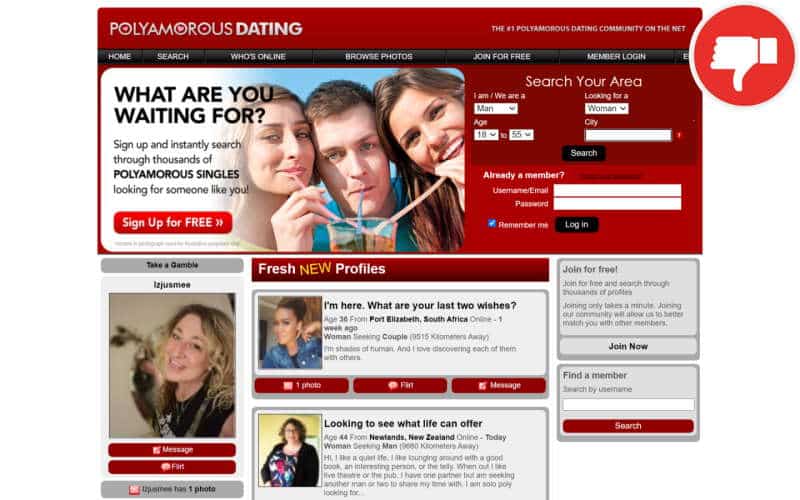 Review PolyamorousDating.com Subscription Rip Off Fake Chat