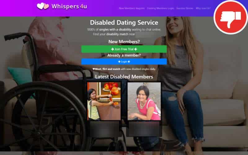Review Whispers4U.com Subscription Rip Off Fake Chat