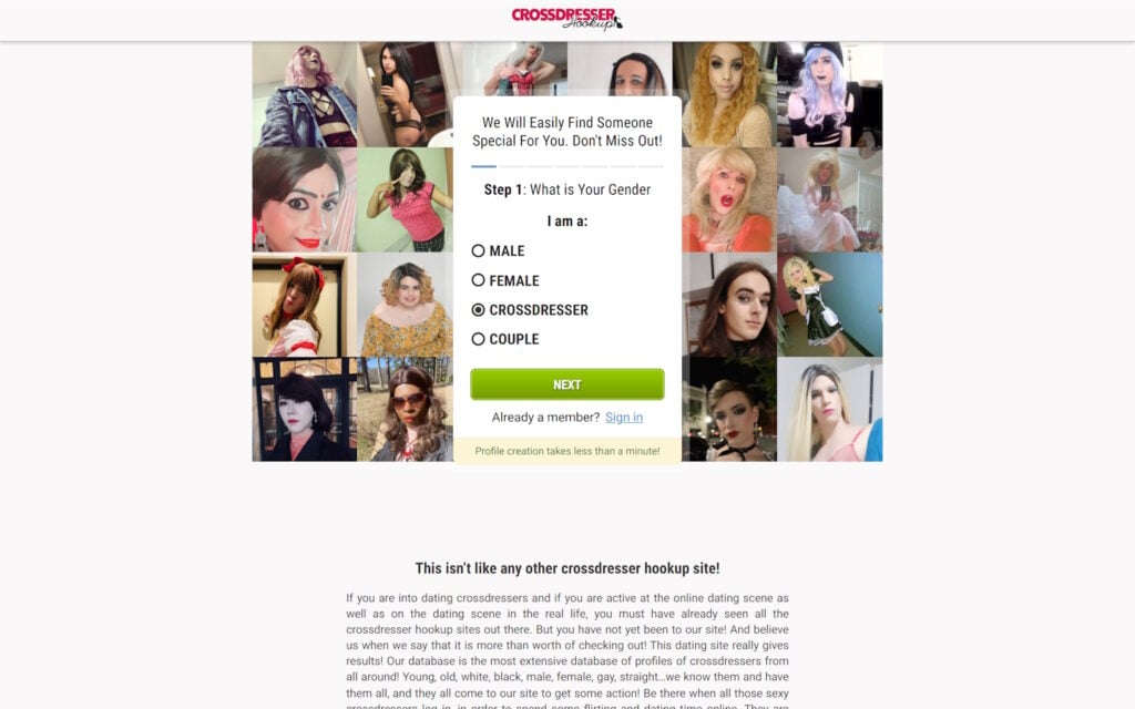 Review crossdresserhookup