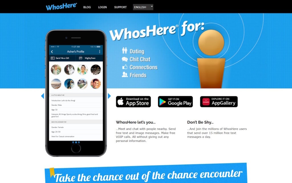 Review whoshere.net