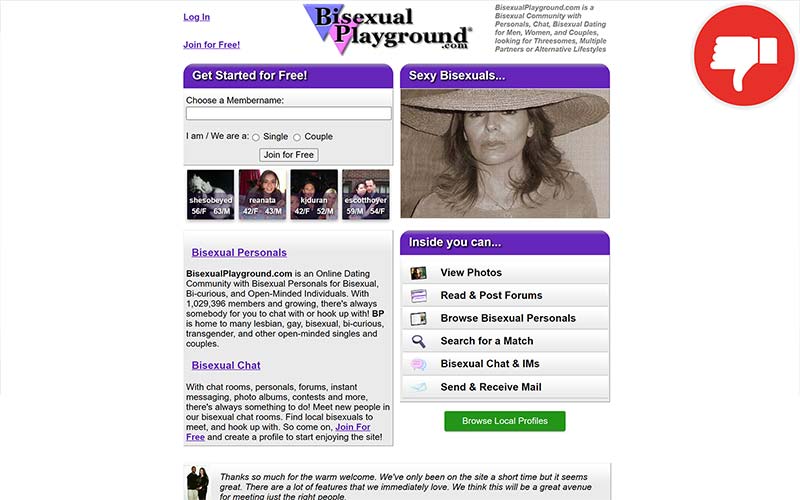 Review BisexualPlayground.com scam