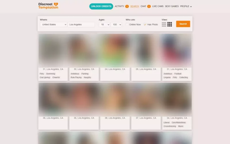 Review DiscreetTemptation.com member area