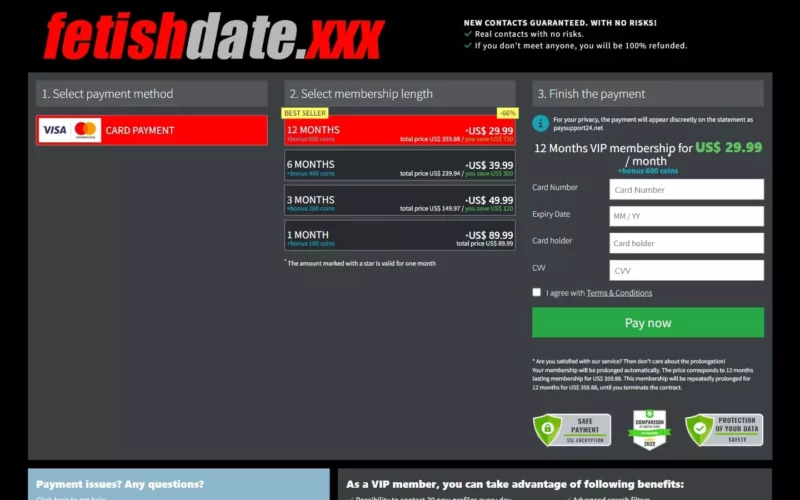 Review FetischDate.xxx costs