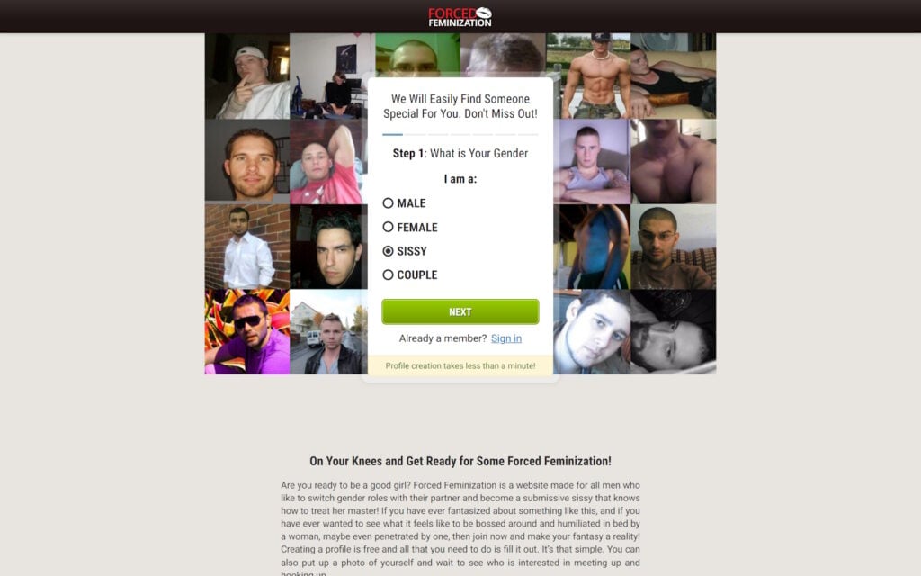 Review ForcedFeminization.ca scam experience