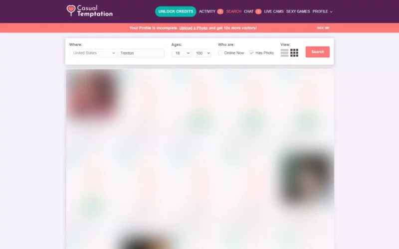 Review CasualTemptation.com member area