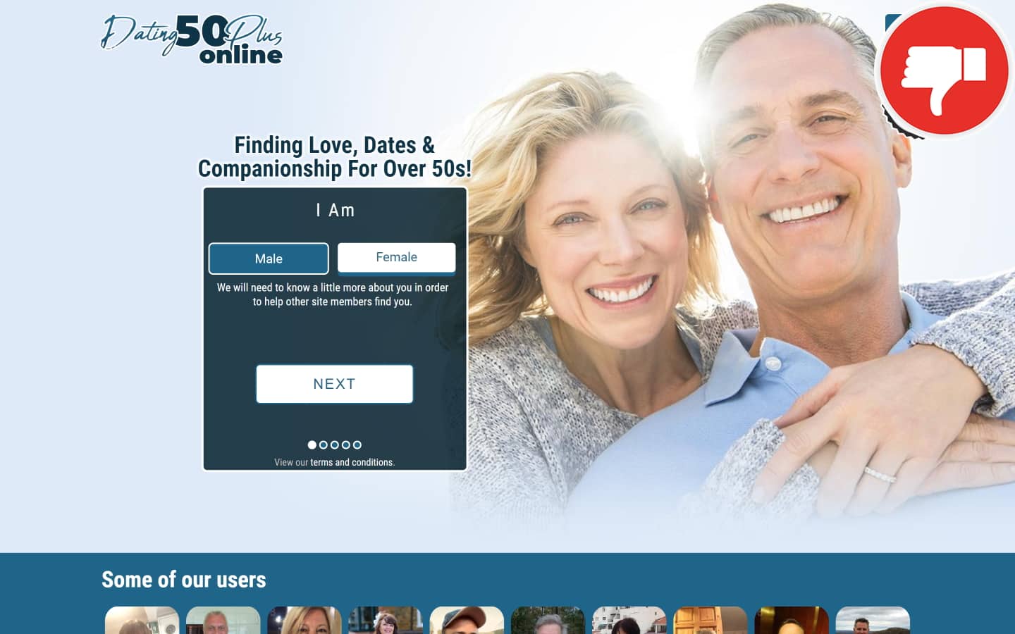 Review Dating50Plus.online Scam