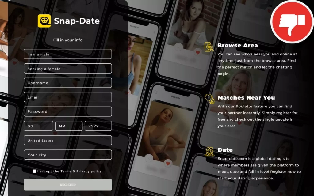 Review Snap-Date.com scam experience