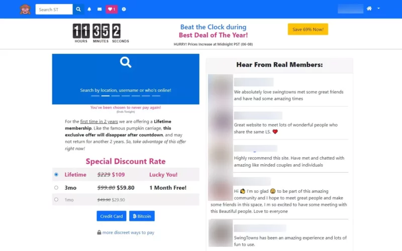 Review SwingTowns.com costs