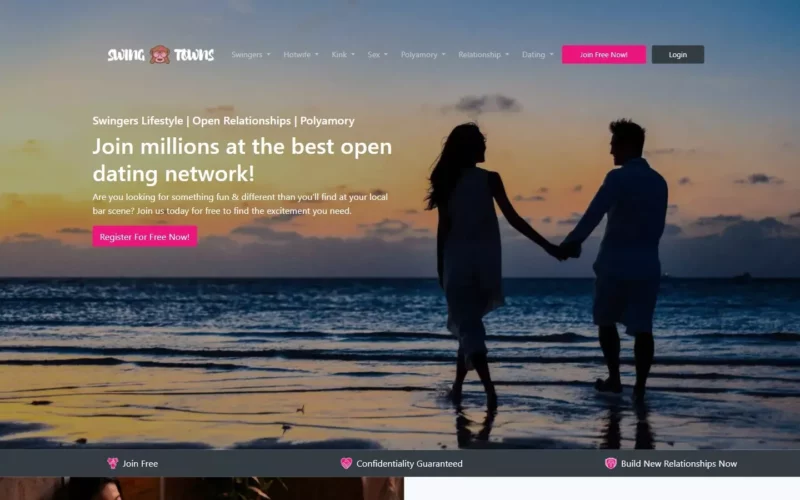 Review SwingTowns.com landing page