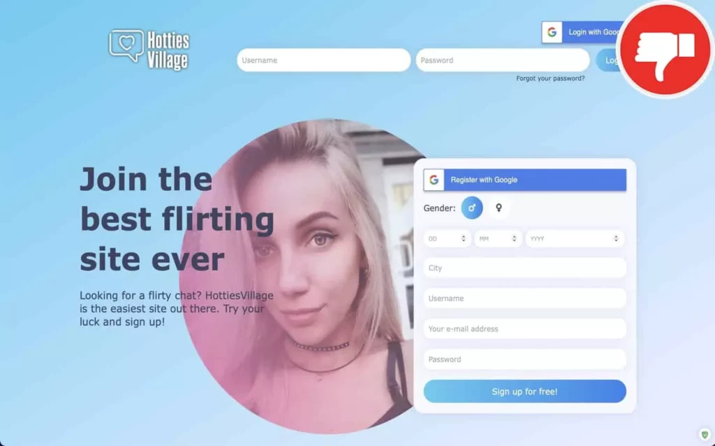Review HottiesVillage.com Scam