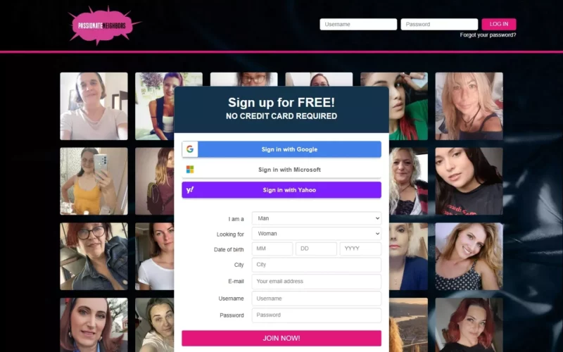 Review PassionateNeighbors.com landing page