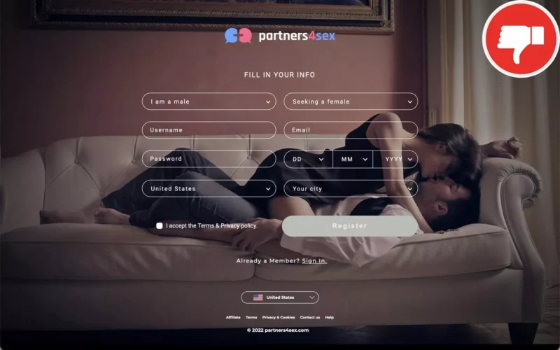 Review Partners4Sex.com scam experience