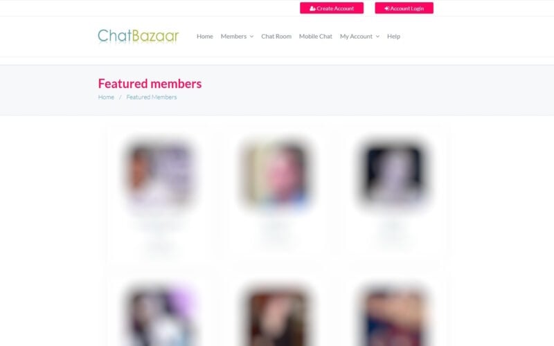 Review ChatBazaar.com member area