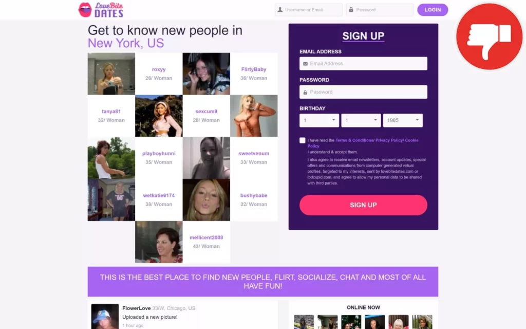 Review LoveBiteDates.com scam experience