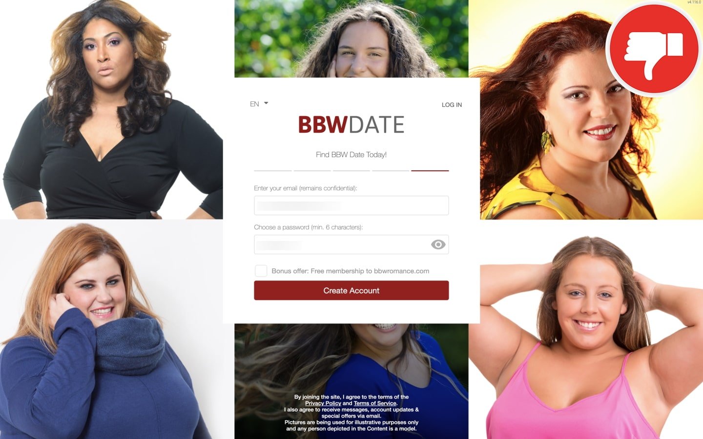 Review BBW.date scam experience