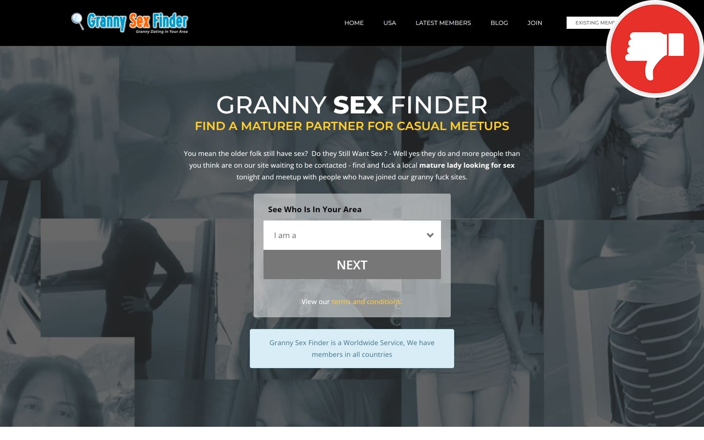 Review Granny-Sex-Finder.com scam experience