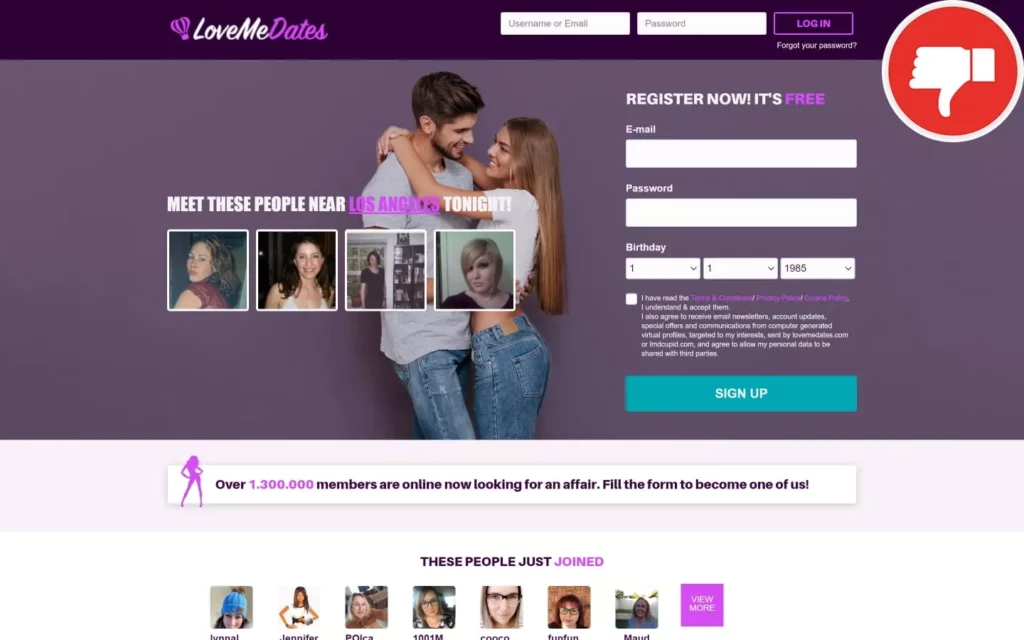 Review LoveMeDates.com scam experience