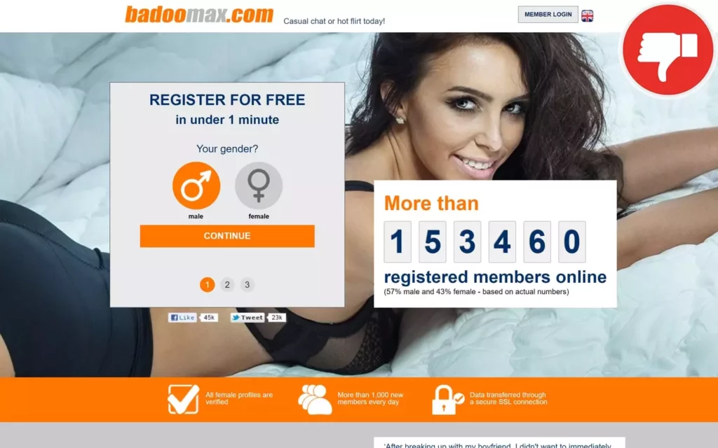 Review BadooMax.com scam experience