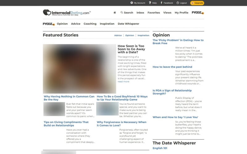 Review InterracialDating.com special feature
