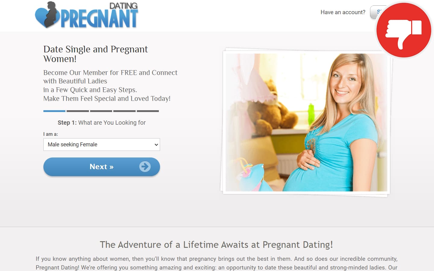 Review PregnantDating.com scam experience