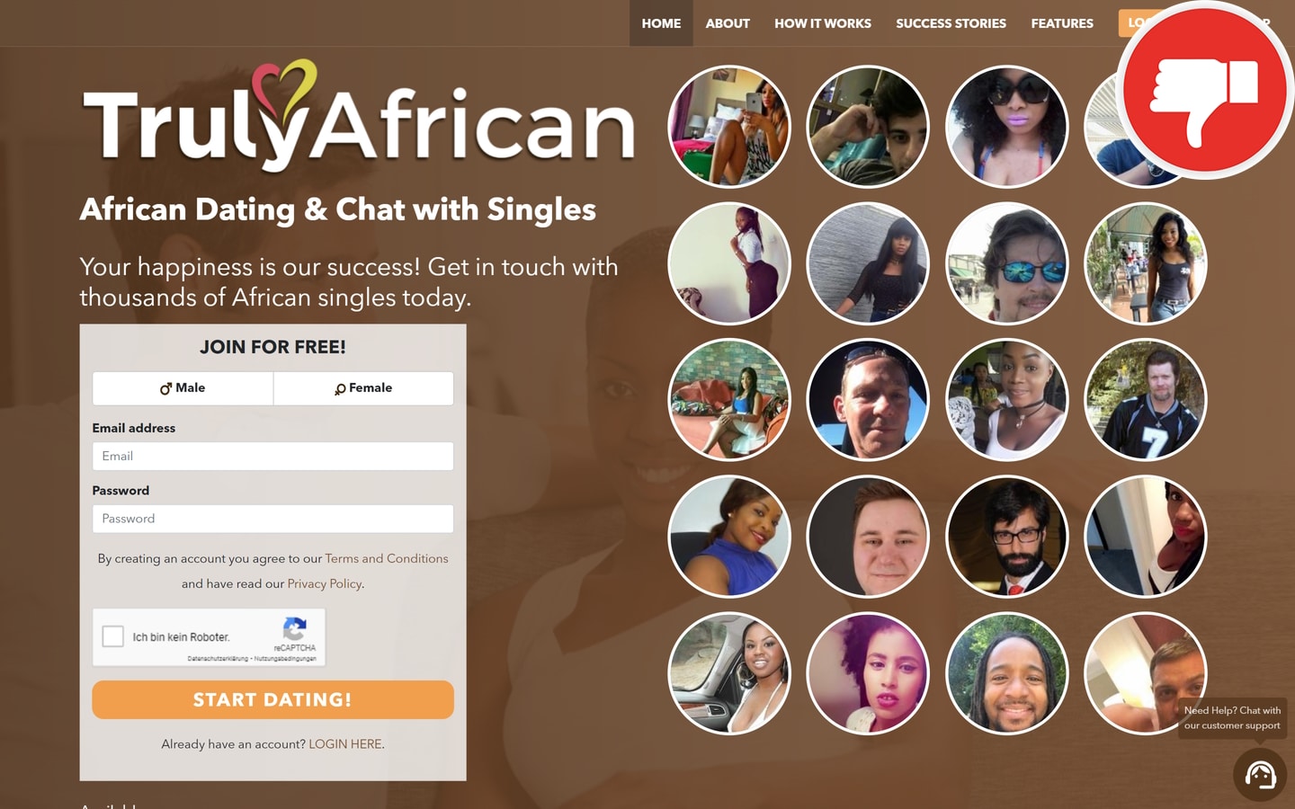 Review TrulyAfrican.com scam experience