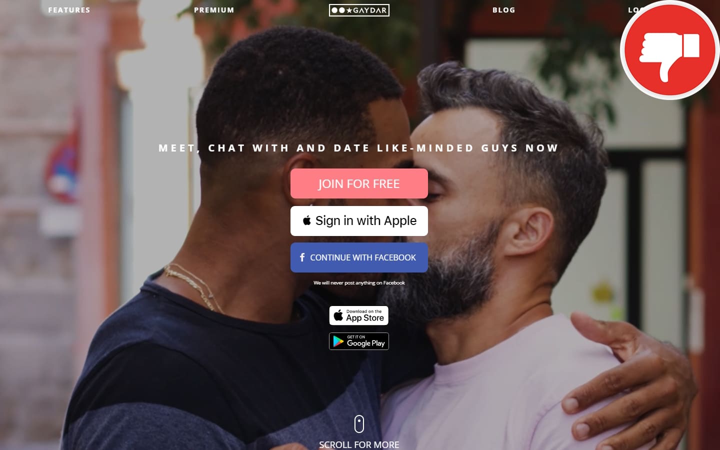 Review Gaydar.net scam experience