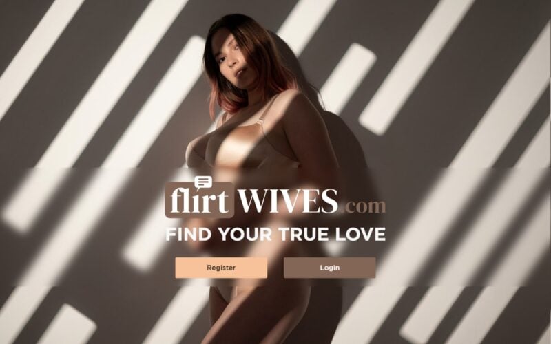 Review FlirtWives.com landing page