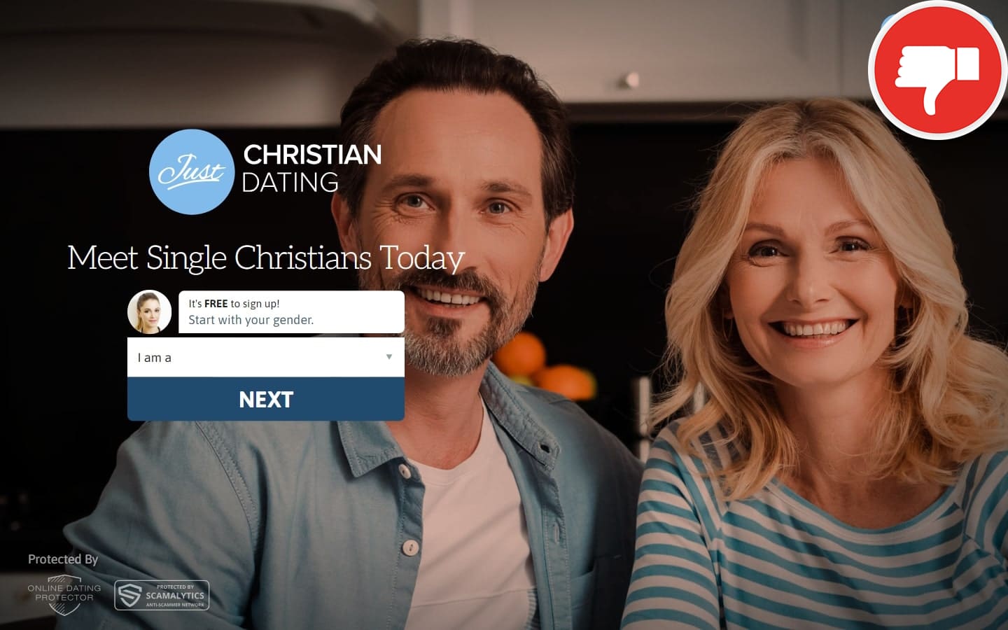 Review JustChristianDating.com scam experience