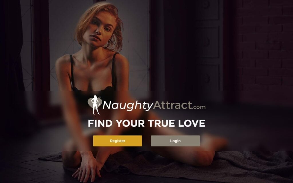 Review NaughtyAttract.com landing page