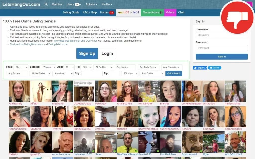 Review LetsHangOut.com scam experience