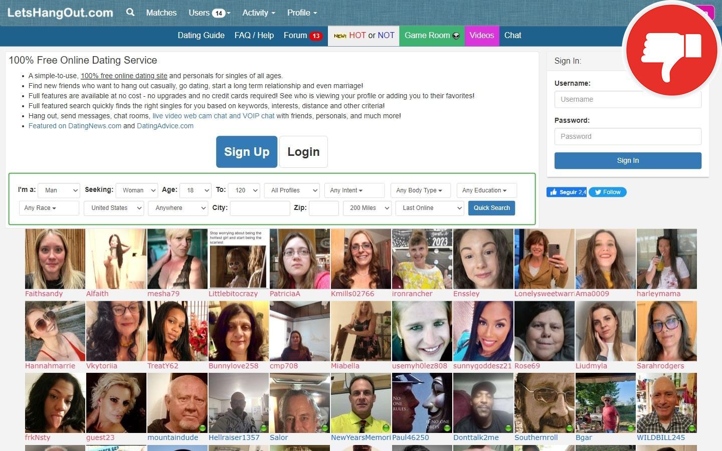 Review LetsHangOut.com scam experience