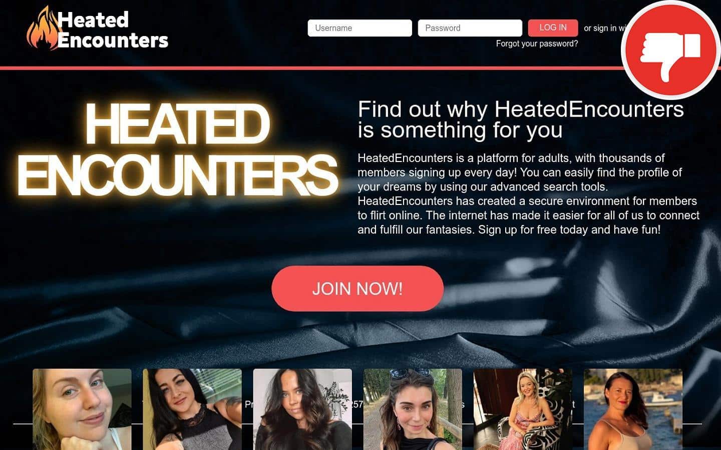 HeatedEncounters.com scam experience