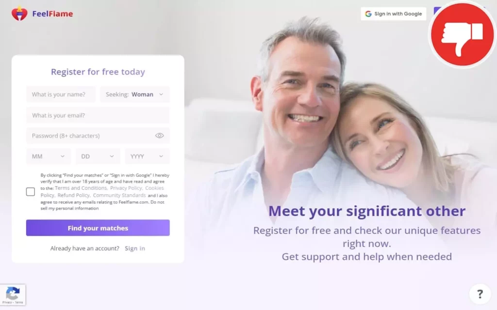 Review FeelFlame.com scam experience