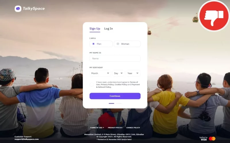 Review TalkySpace.com scam experience
