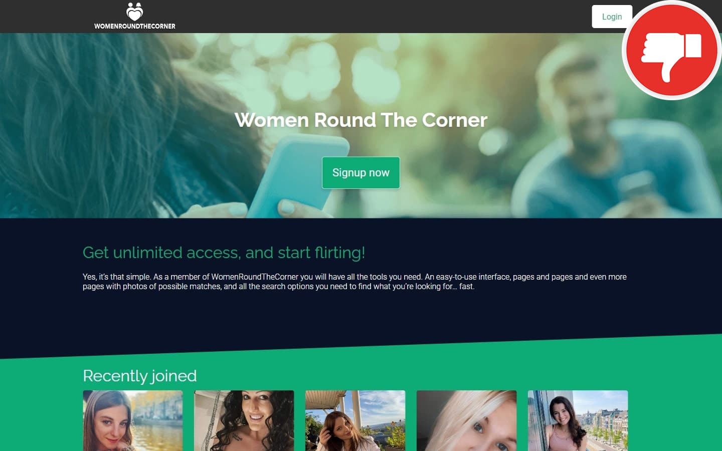 Review WomenRoundTheCorner.com scam experience