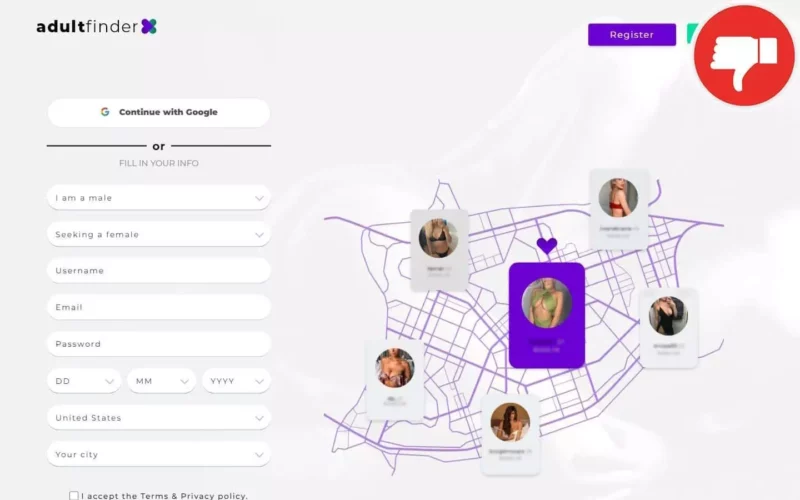 Review AdultFinderX.com scam experience