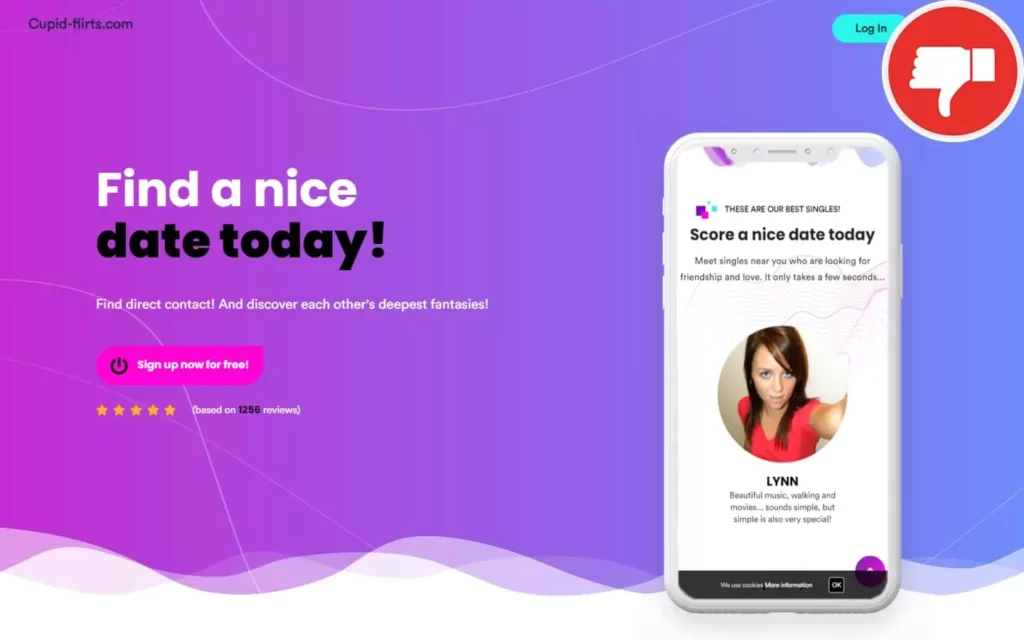 Review Cupid-Flirts.com scam experience