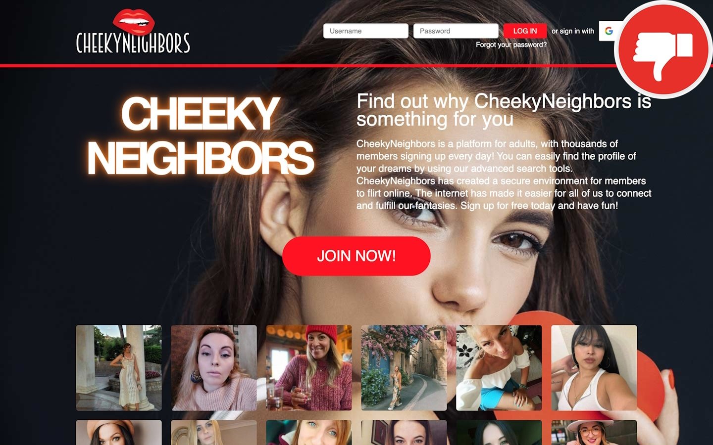 Review CheekyNeighbors.com scam experience