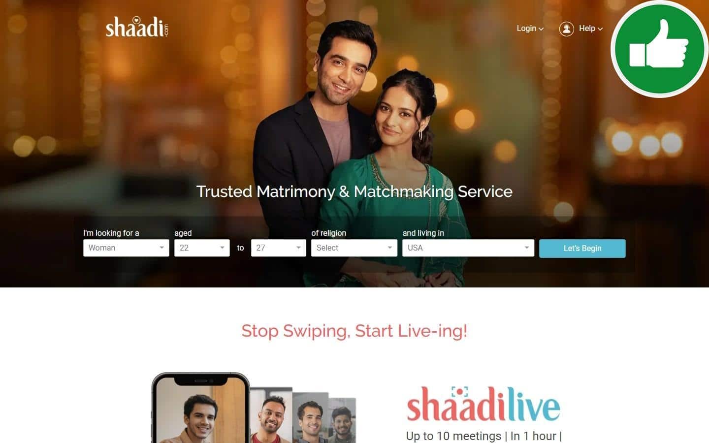 Shaadi.com review