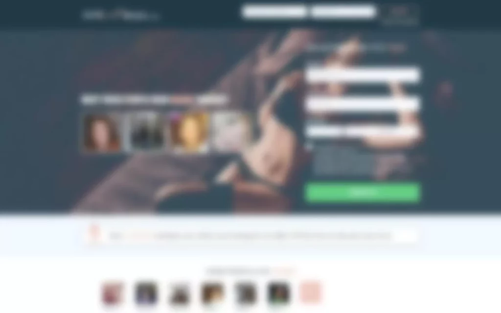 Review DateNaughtyWives.com landing page