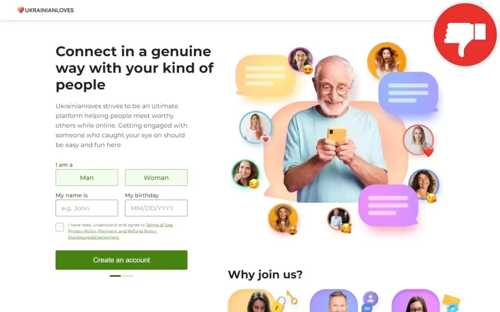 Review UkrainianLoves.com scam experience
