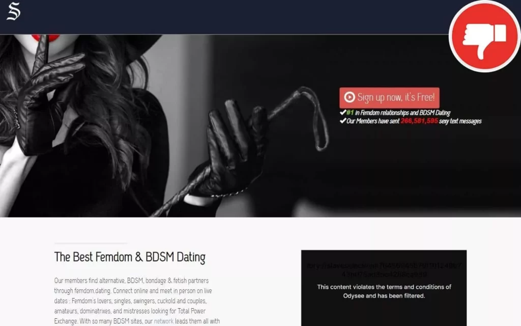 Review Femdom.dating Scam